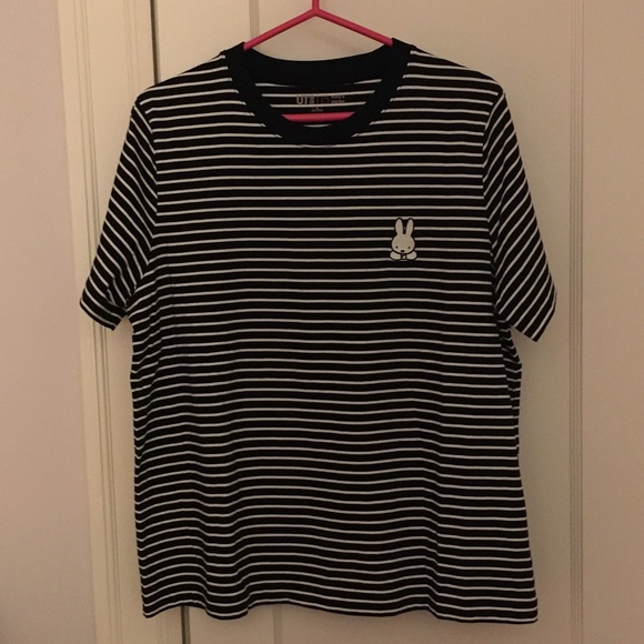 Uniqlo x Miffy Striped Tee NWOT - Picture 1 of 3